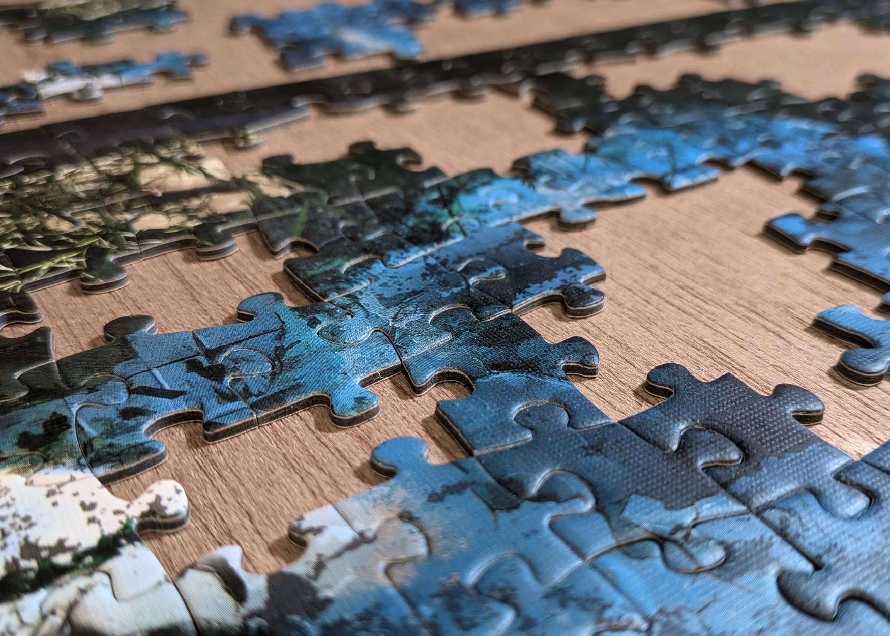 Bloom beyond time half assembled puzzle