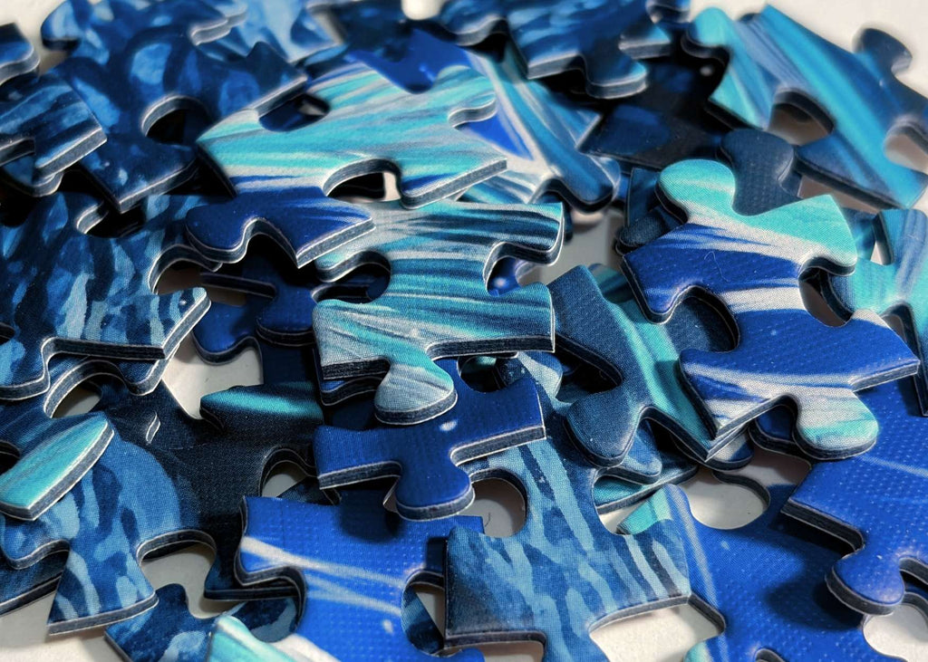 Eternal promise jigsaw pieces close up