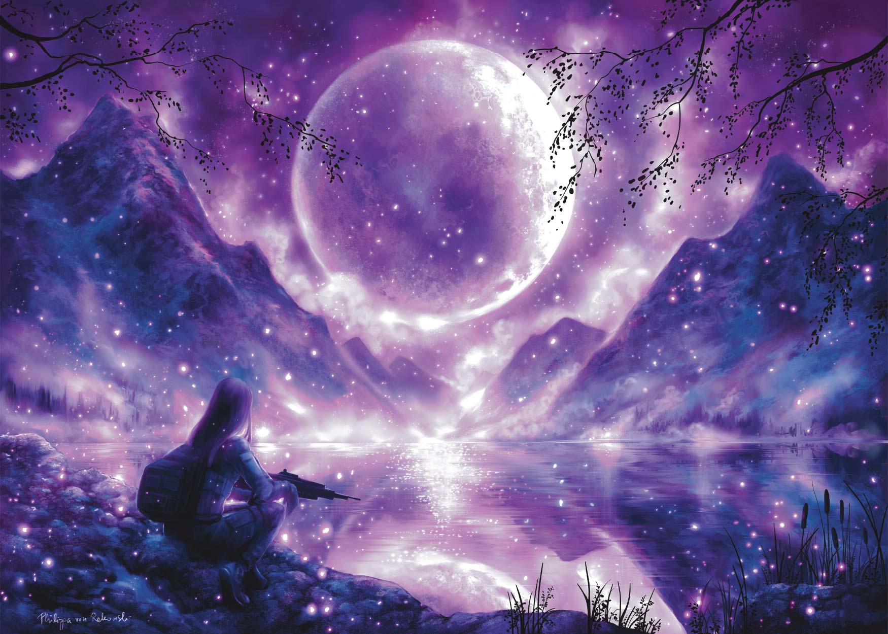 Moonlit whispers artwork