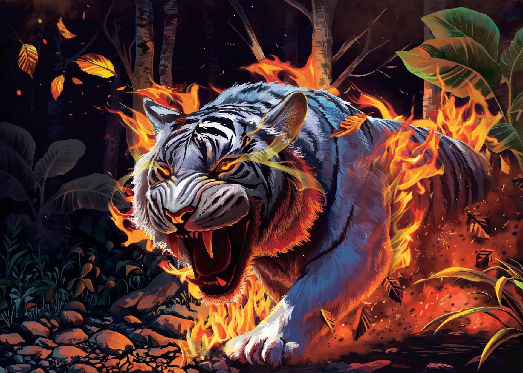 Stripes of the untamed artwork