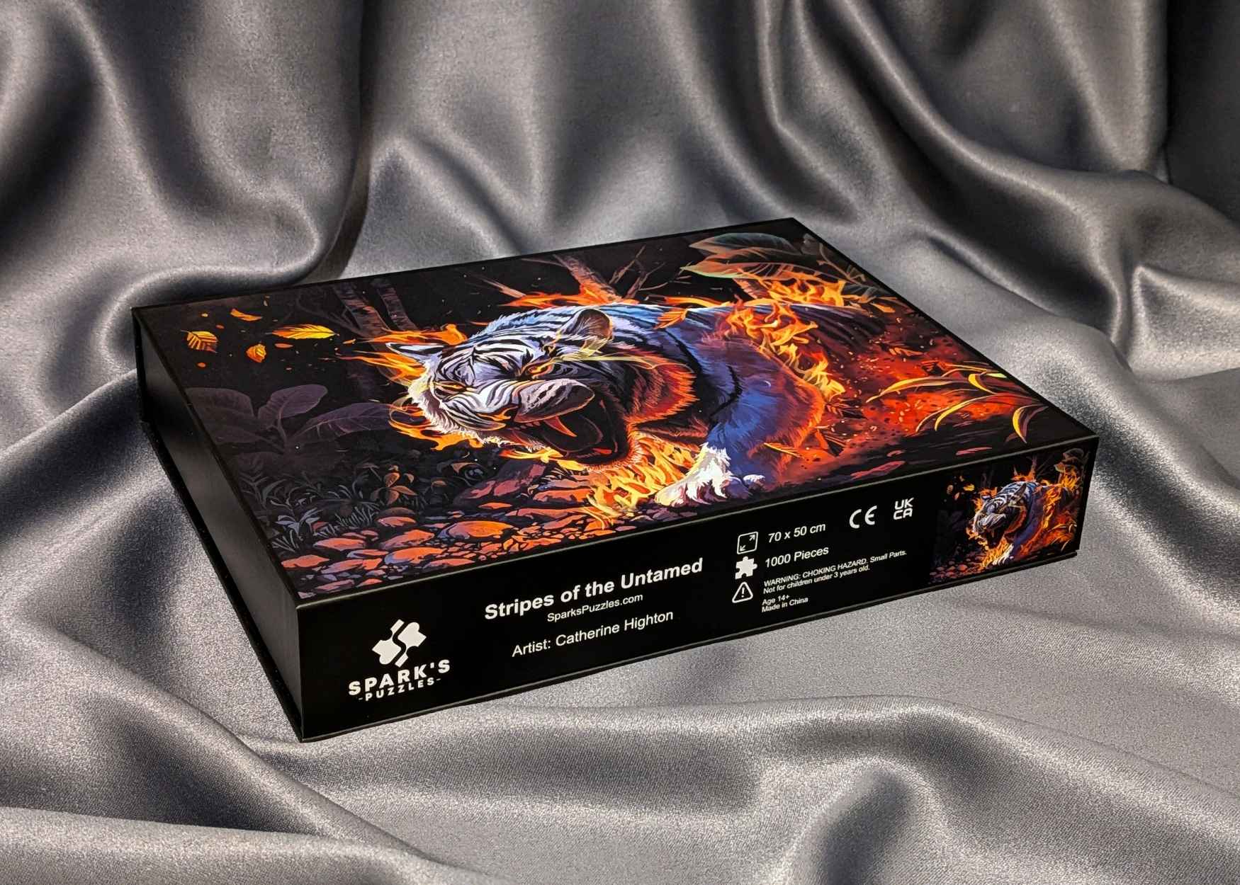 Stripes of the untamed puzzle box