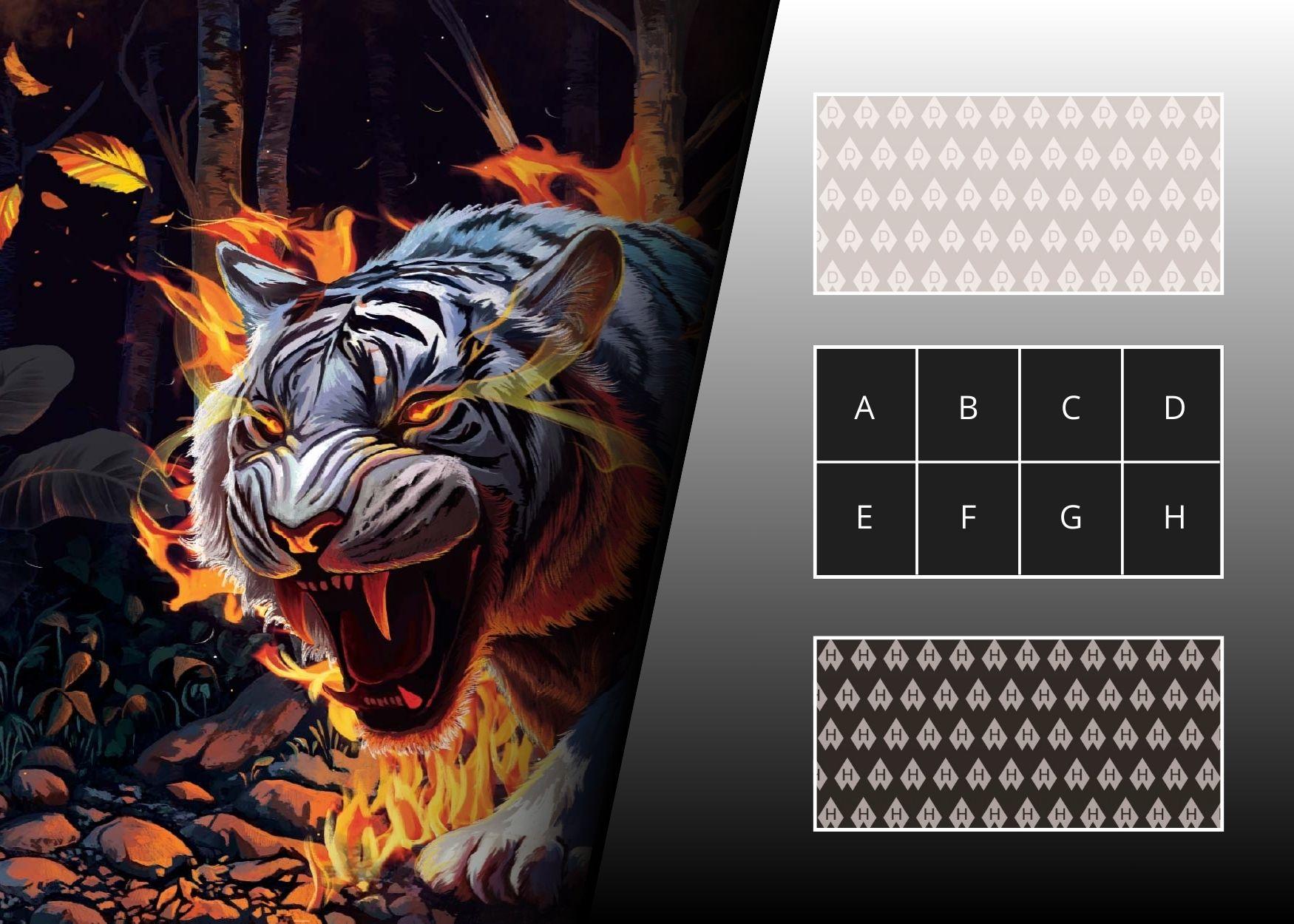 Stripes of the untamed sorting guide patterns